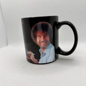 Black Bob Ross Heat Changing 11 oz Art Mug